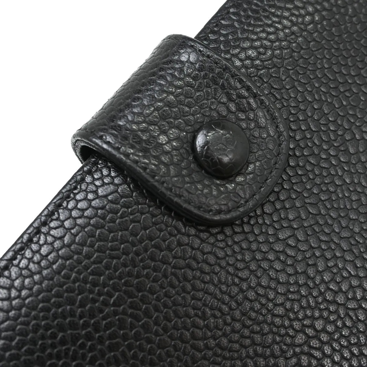 Chanel Timeless Cc French Caviar Black Leather Wallets Accessory (Pre-Owned)