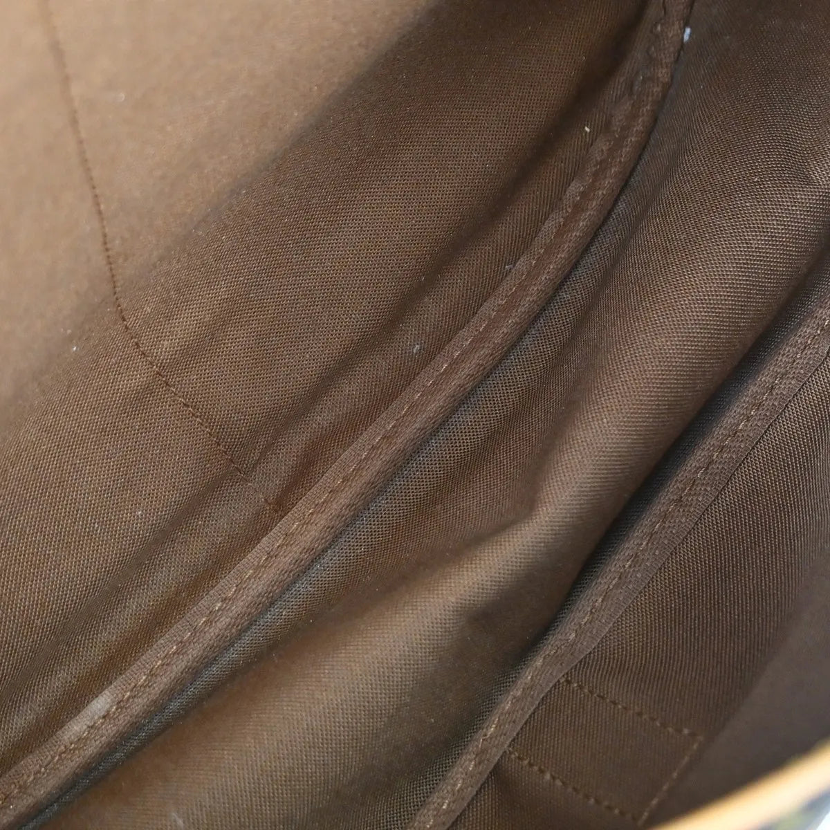 Louis Vuitton Saumur Monogram Canvas Brown Canvas Shoulder Bag Bag (Pre-Owned)