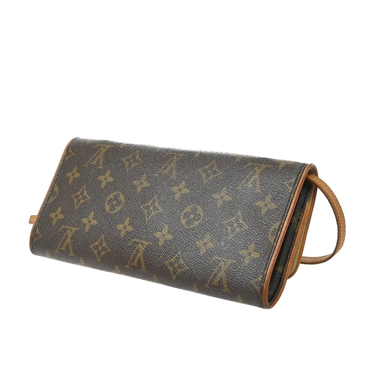 Louis Vuitton Twin Monogram Brown Canvas Clutche & Pouche Bag (Pre-Owned)