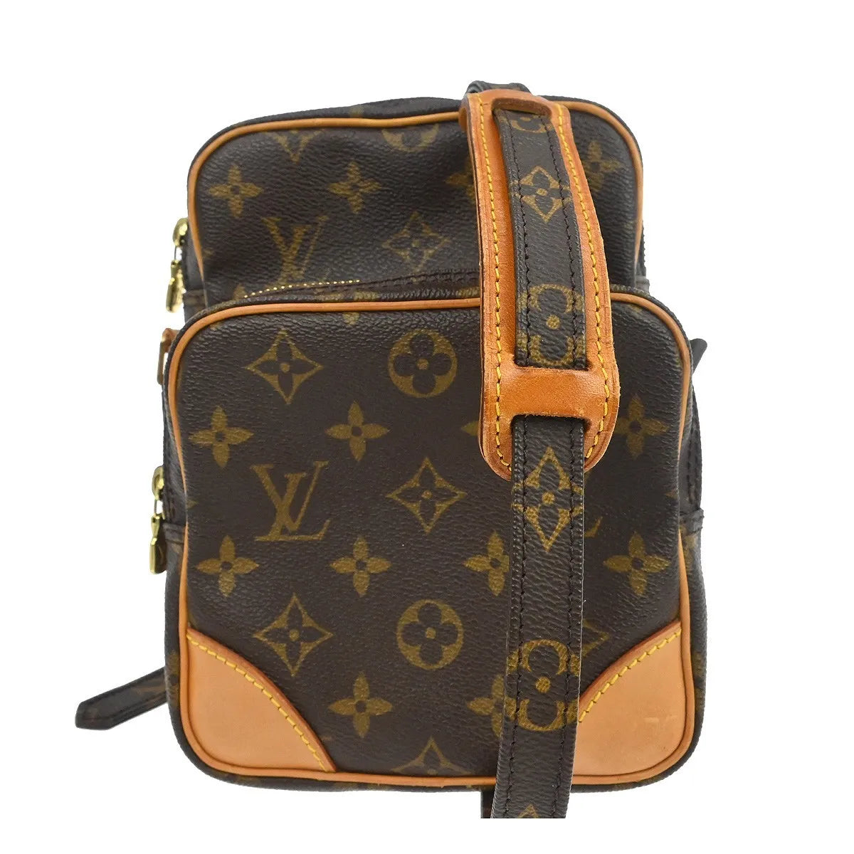 Louis Vuitton Amazone Monogram Canvas Brown Canvas Shoulder Bag Bag (Pre-Owned)