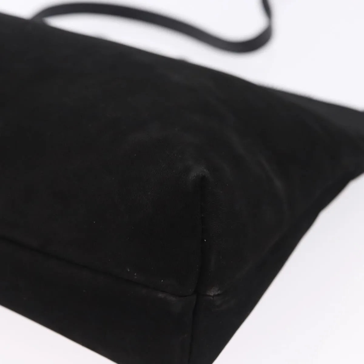 Salvatore Ferragamo Vala Suede Black Suede Shoulder Bag Bag (Pre-Owned)