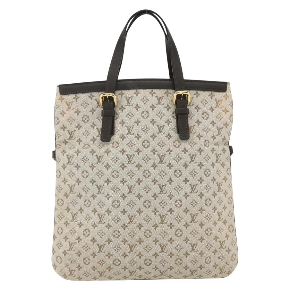 Louis Vuitton Francoise Mini Lin Khaki Canvas Tote Bag Bag (Pre-Owned)