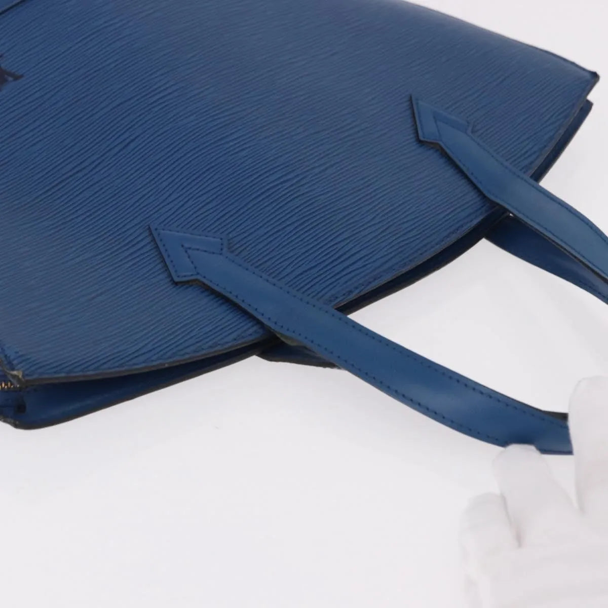 Louis Vuitton Saint Jacques Epi Blue Leather Shoulder Bag Bag (Pre-Owned)
