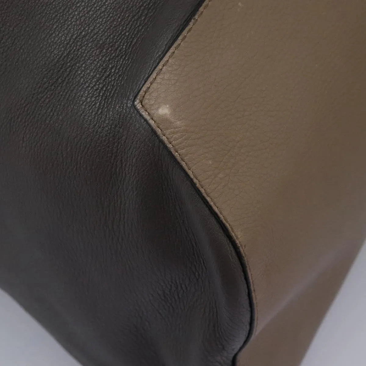 Loewe Anton Sling Bag Leather Gray Leather Backpack Bag (Pre-Owned)