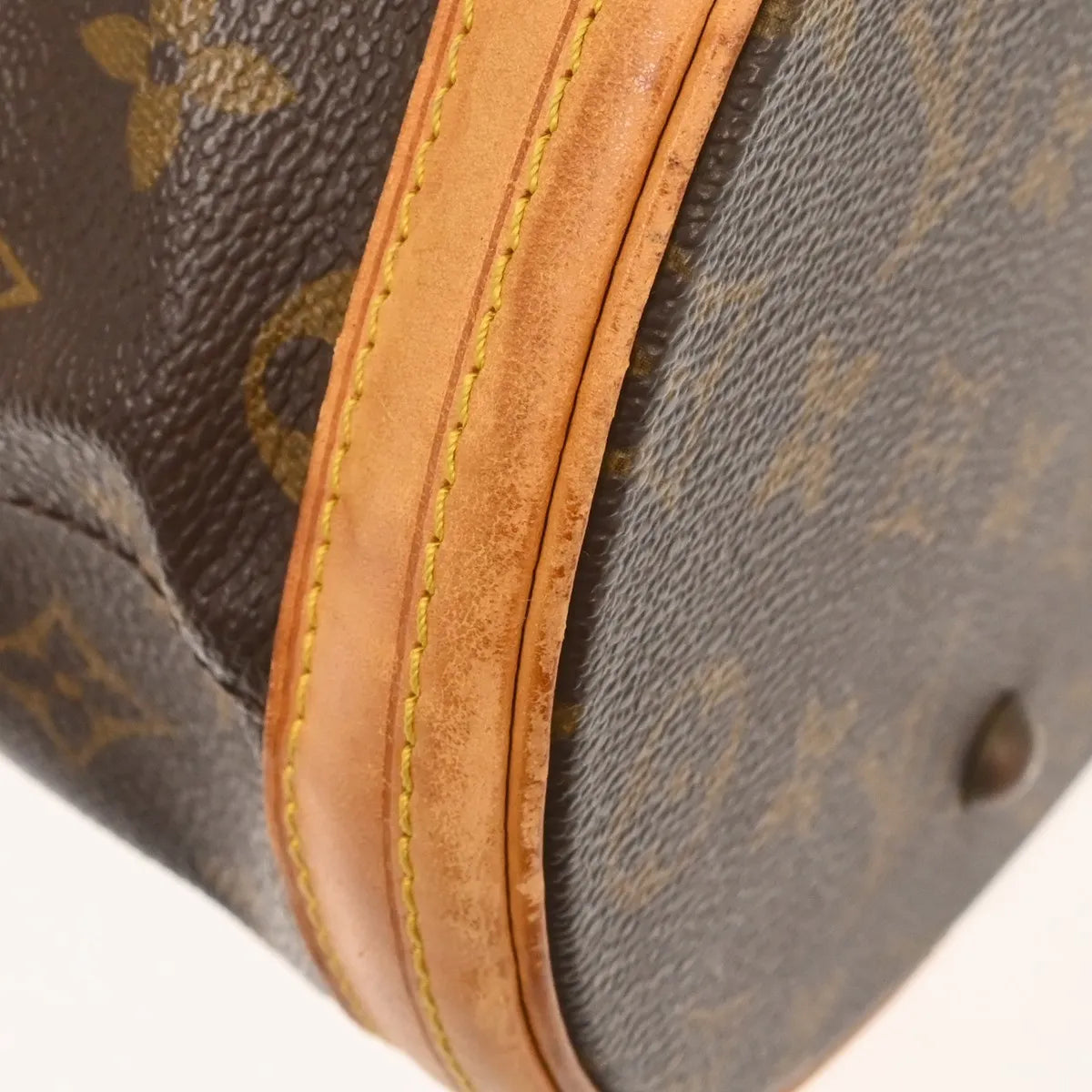 Louis Vuitton Bucket Monogram Canvas Brown Canvas Tote Bag Bag (Pre-Owned)