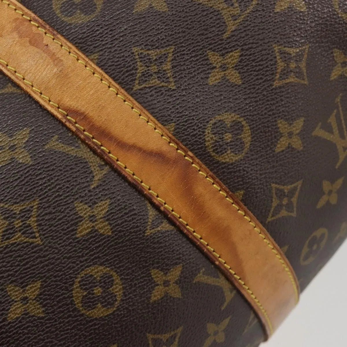 Louis Vuitton Keepall Monogram Canvas Brown Canvas Travel Bag Bag (Pre-Owned)