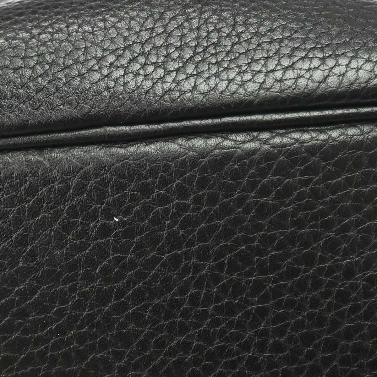 Hermes Picotin Lock Clemence Black Leather Handbag (Pre-Owned)