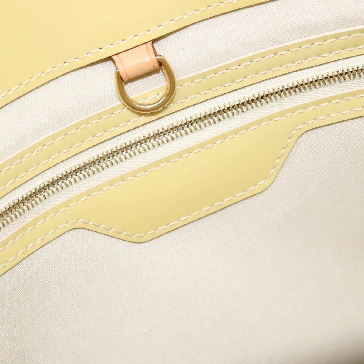 Louis Vuitton Catalina Monogram Vernis Yellow Patent_Leather Tote Bag Bag (Pre-Owned)