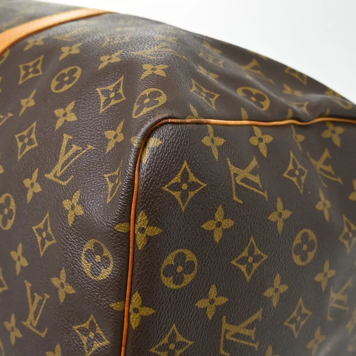 Louis Vuitton Keepall Monogram Brown Canvas Travel Bag Bag (Pre-Owned)