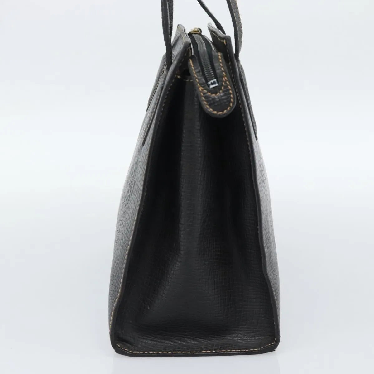 Loewe Vintage Leather Black Leather Tote Bag Bag (Pre-Owned)