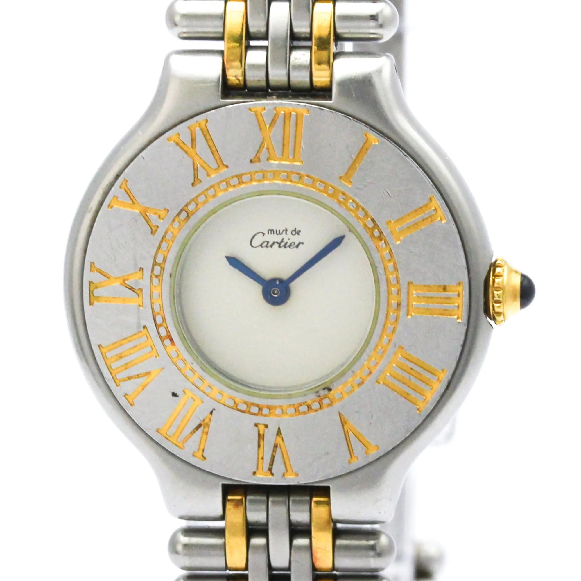 Cartier Must De Cartier 21 Quartz Stainless Steel Watch (Pre-Owned)
