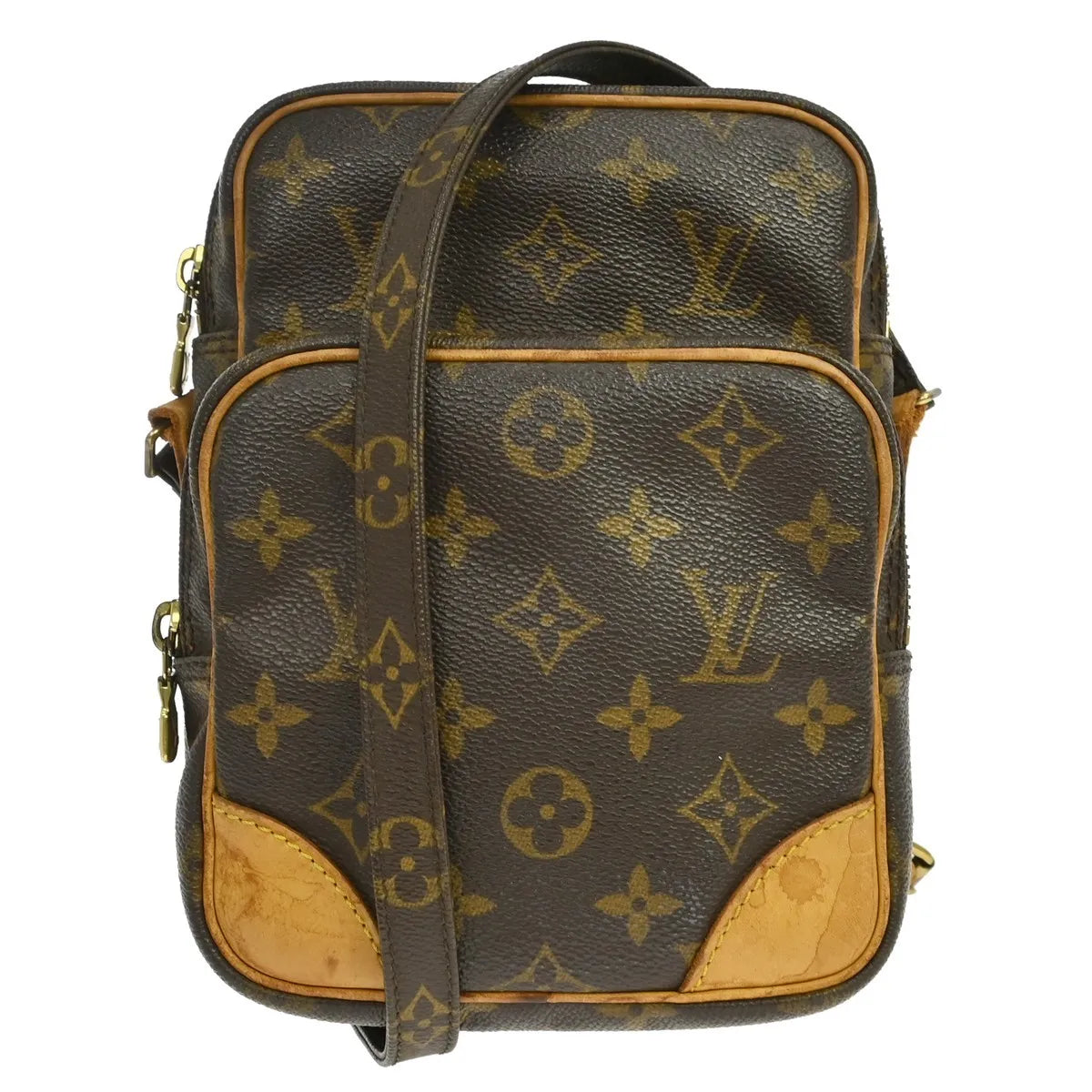 Louis Vuitton Amazone Monogram Canvas Brown Canvas Shoulder Bag Bag (Pre-Owned)