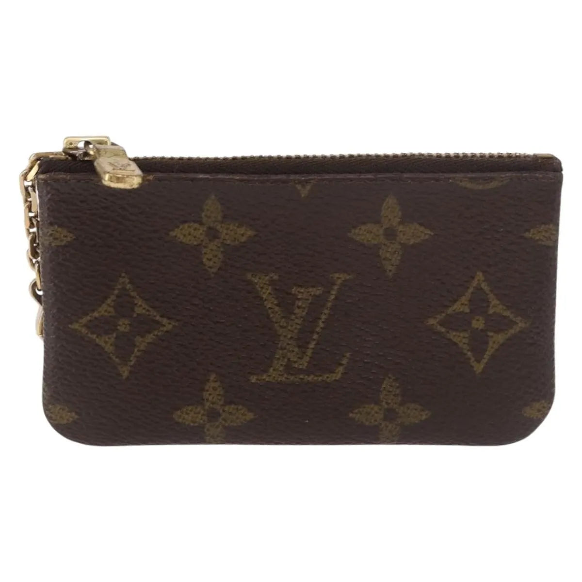 Louis Vuitton Pochette Clés Monogram Canvas Brown Canvas Wallets Accessory (Pre-Owned)