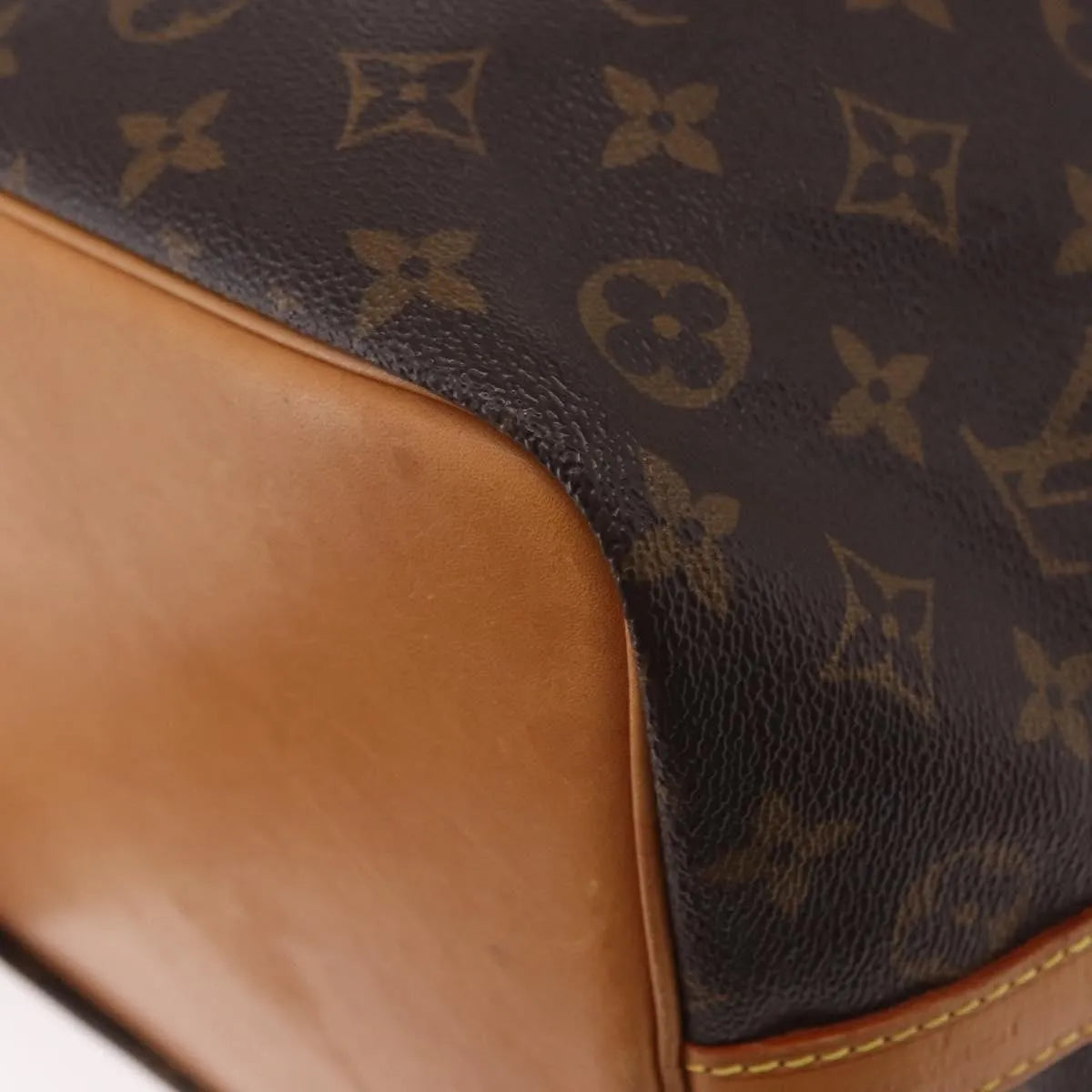 Louis Vuitton Petit Noe Monogram Canvas Brown Canvas Shoulder Bag Bag (Pre-Owned)