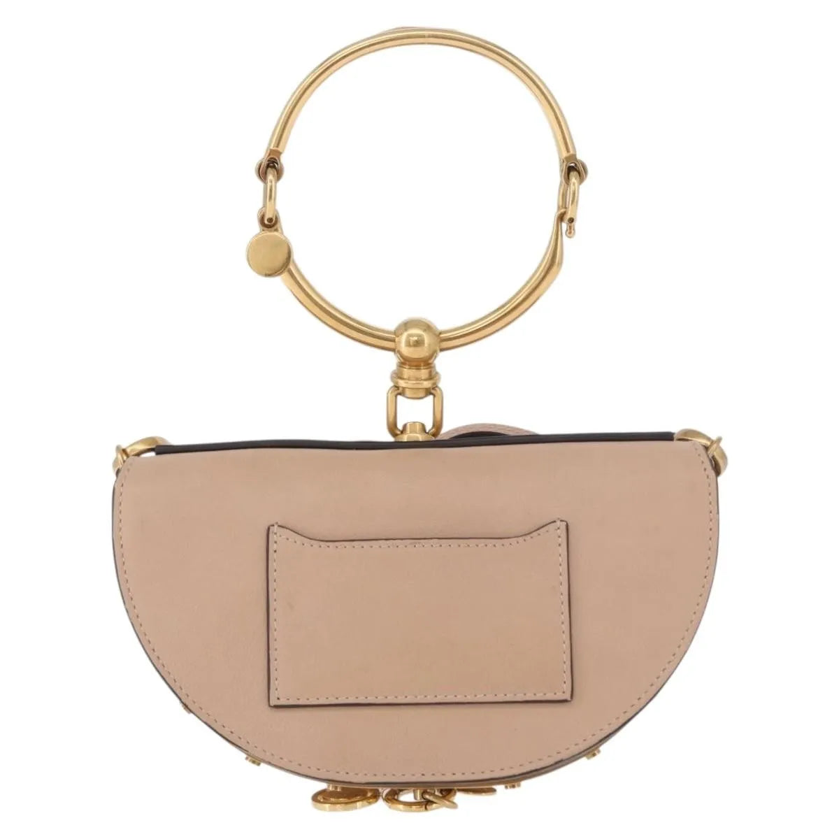 Chloe Nile Minaudière Leather Pink Leather Handbag (Pre-Owned)