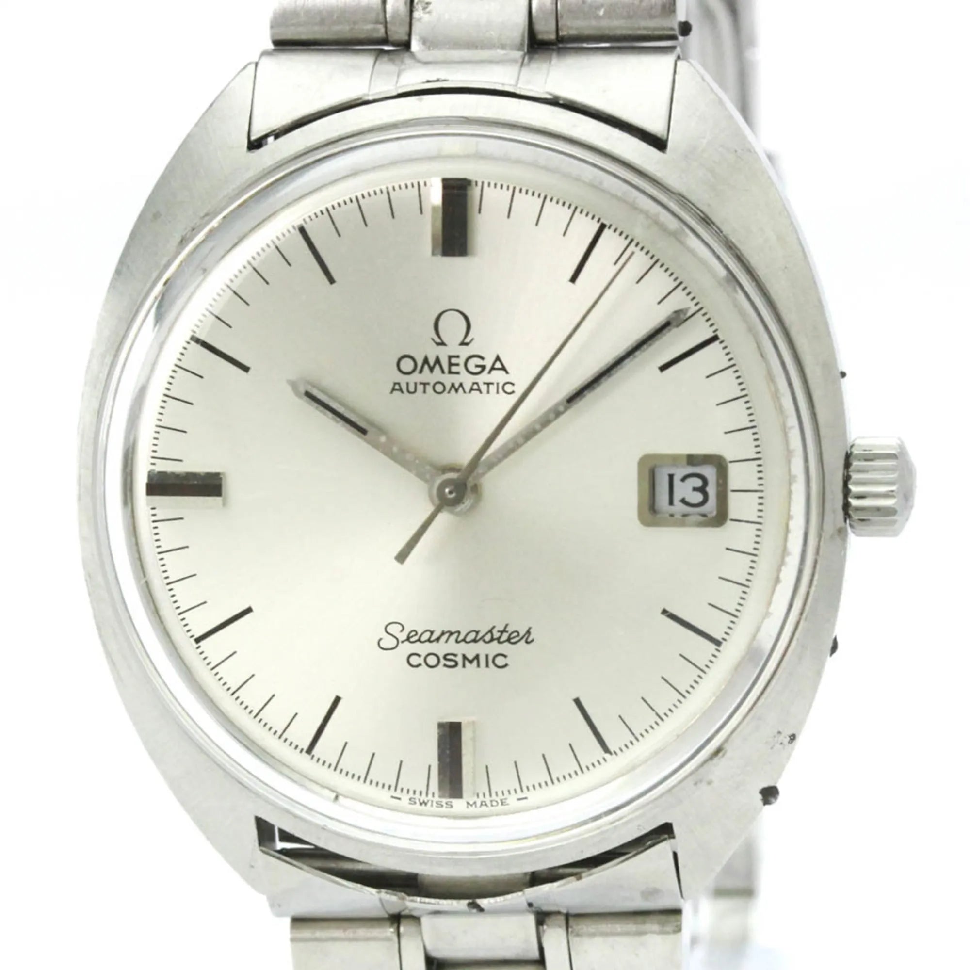 Omega Seamaster Cosmic Automatic Watch Stainless Steel Watch (Pre-Owned)