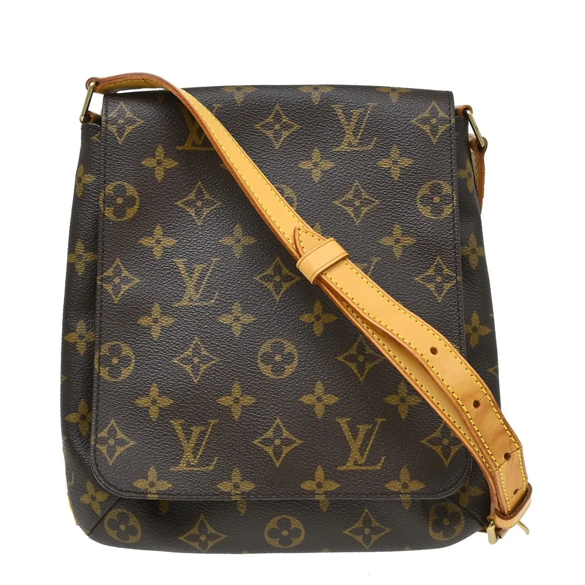 Louis Vuitton Musette Salsa Monogram Canvas Brown Canvas Shoulder Bag Bag (Pre-Owned)