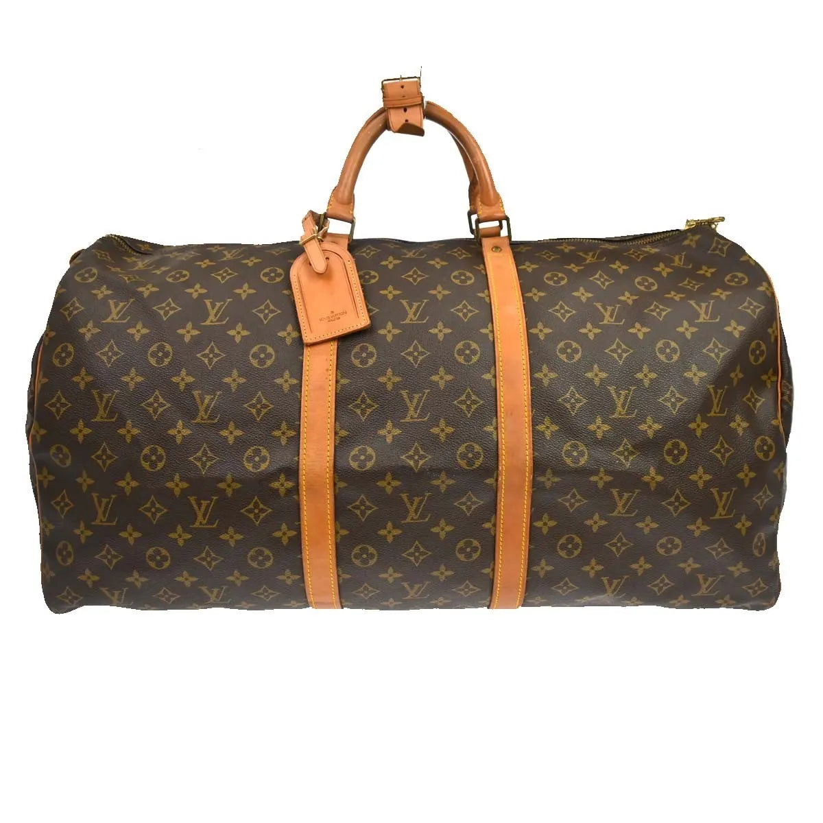 Louis Vuitton Keepall Monogram Canvas Brown Canvas Travel Bag Bag (Pre-Owned)