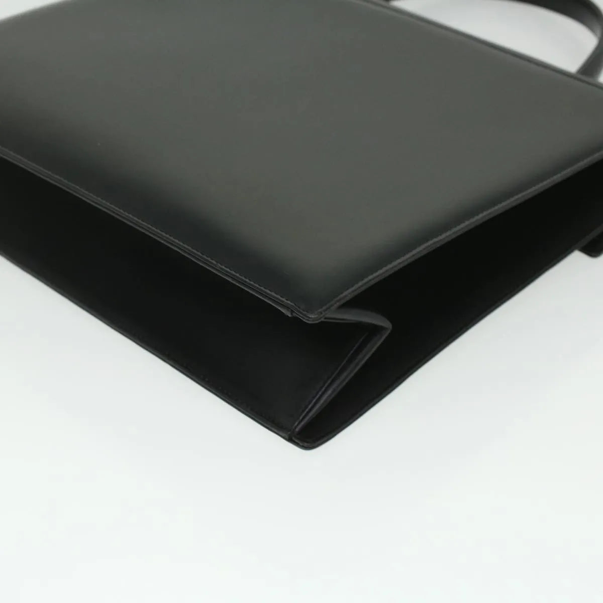Givenchy Vintage 4G Leather Black Leather Handbag (Pre-Owned)