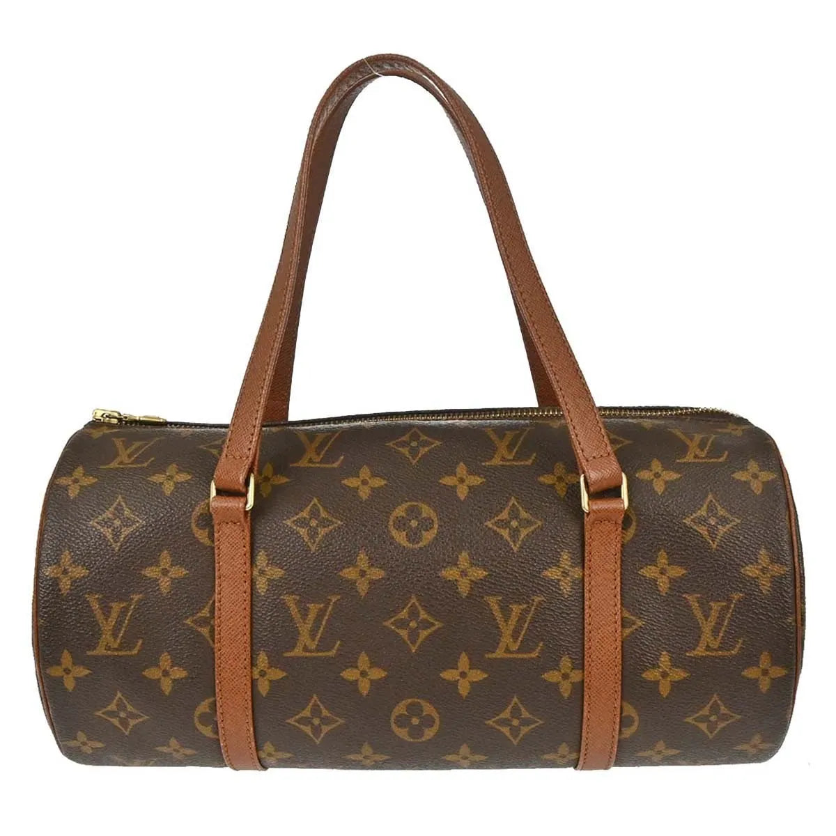 Louis Vuitton Papillon Monogram Canvas Brown Canvas Handbag (Pre-Owned)