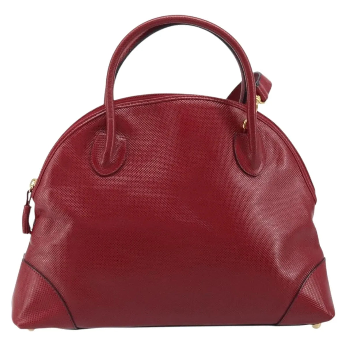 Bottega Veneta Vintage Leather Red Leather Handbag (Pre-Owned)