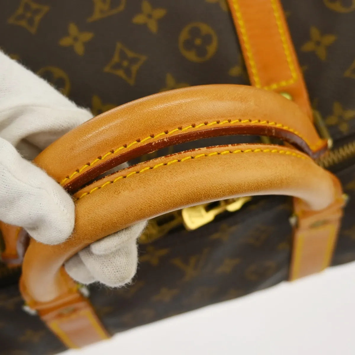 Louis Vuitton Keepall Monogram Canvas Brown Canvas Travel Bag Bag (Pre-Owned)