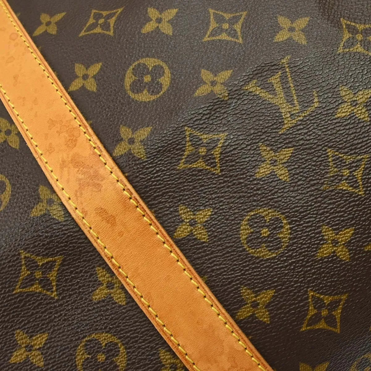Louis Vuitton Keepall Monogram Canvas Brown Canvas Travel Bag Bag (Pre-Owned)