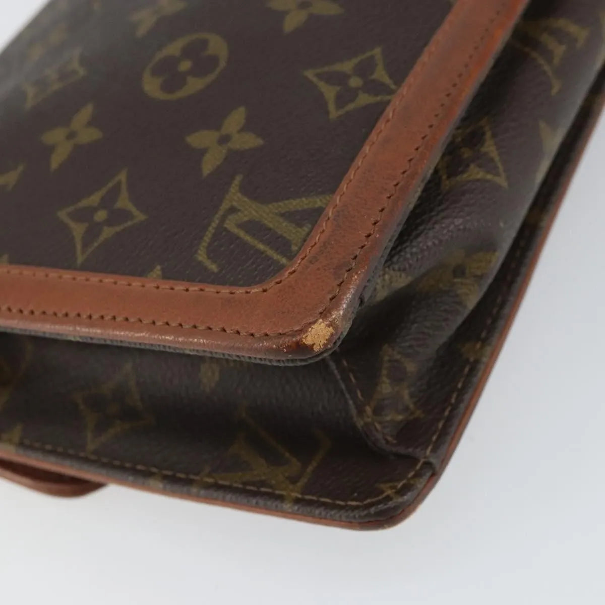 Louis Vuitton Dame Pochette Monogram Canvas Brown Canvas Clutche & Pouche Bag (Pre-Owned)