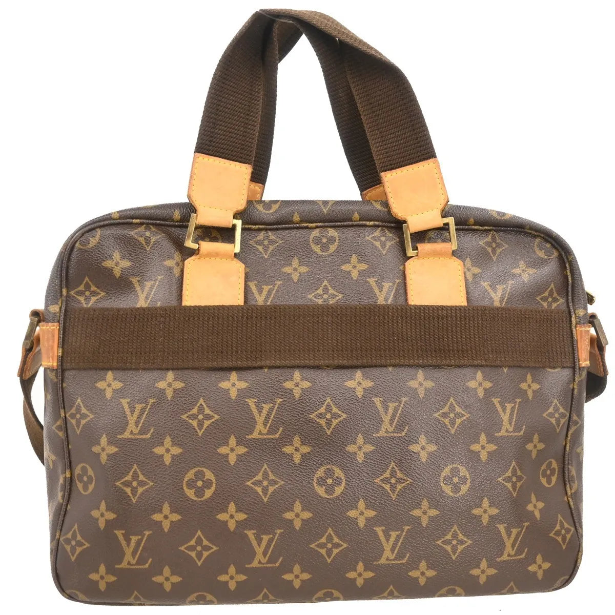 Louis Vuitton Sac Bosphore Monogram Canvas Brown Canvas Briefcase Bag (Pre-Owned)