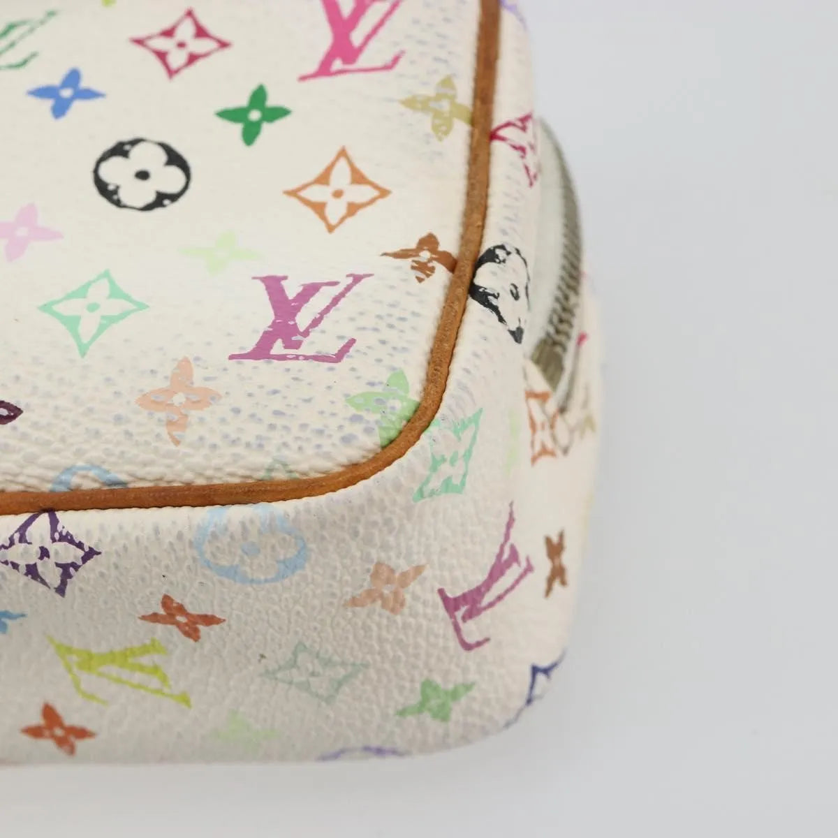 Louis Vuitton Wapity Trousse Monogram Multicolor White Canvas Clutche & Pouche Bag (Pre-Owned)