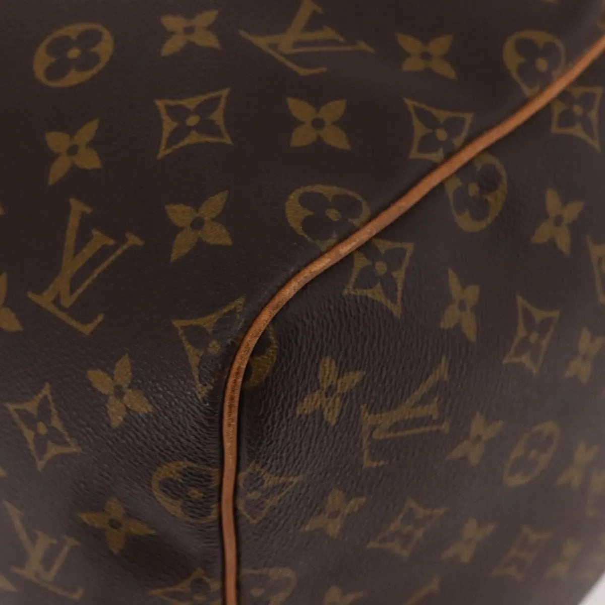 Louis Vuitton Keepall Monogram Canvas Brown Canvas Travel Bag Bag (Pre-Owned)