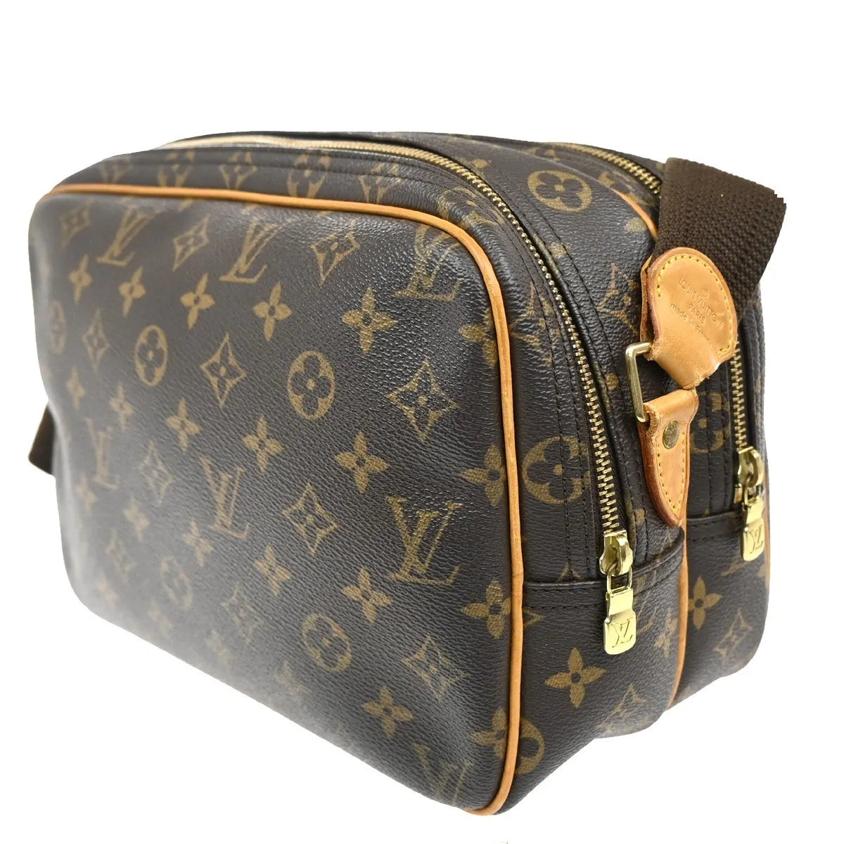 Louis Vuitton Reporter Monogram Canvas Brown Canvas Shoulder Bag Bag (Pre-Owned)