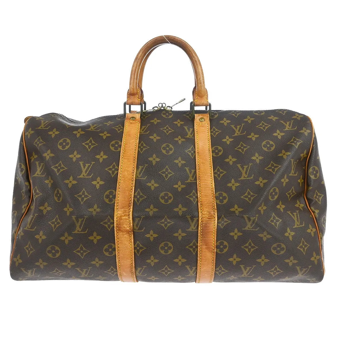 Louis Vuitton Keepall Monogram Canvas Brown Canvas Travel Bag Bag (Pre-Owned)