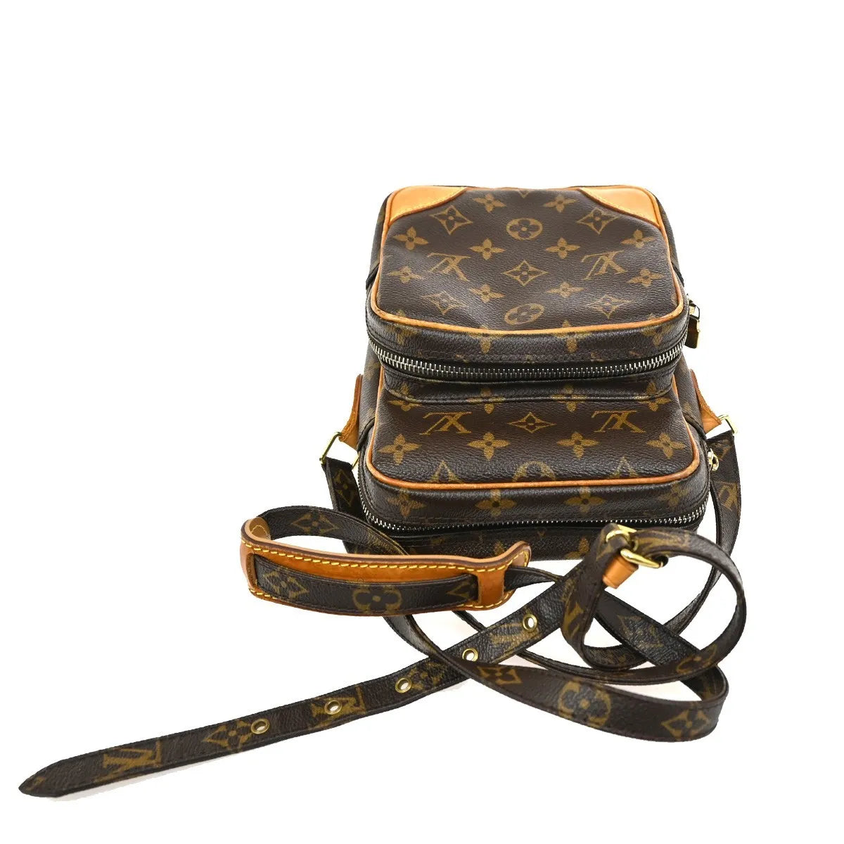 Louis Vuitton Amazone Monogram Canvas Brown Canvas Shoulder Bag Bag (Pre-Owned)