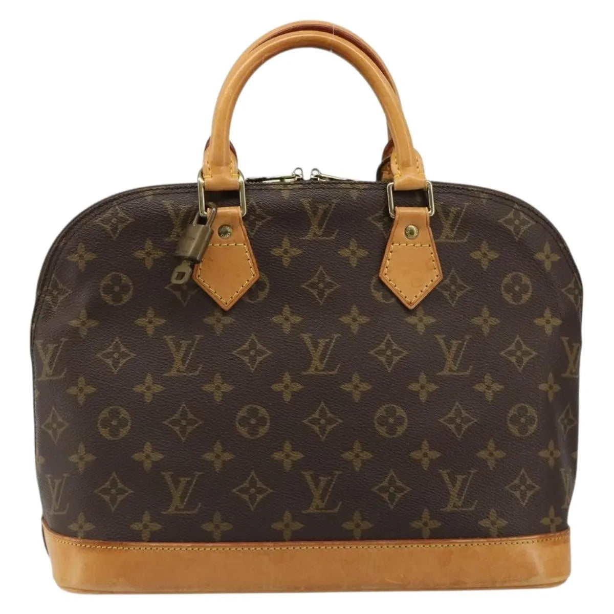 Louis Vuitton Alma Monogram Canvas Brown Canvas Handbag (Pre-Owned)