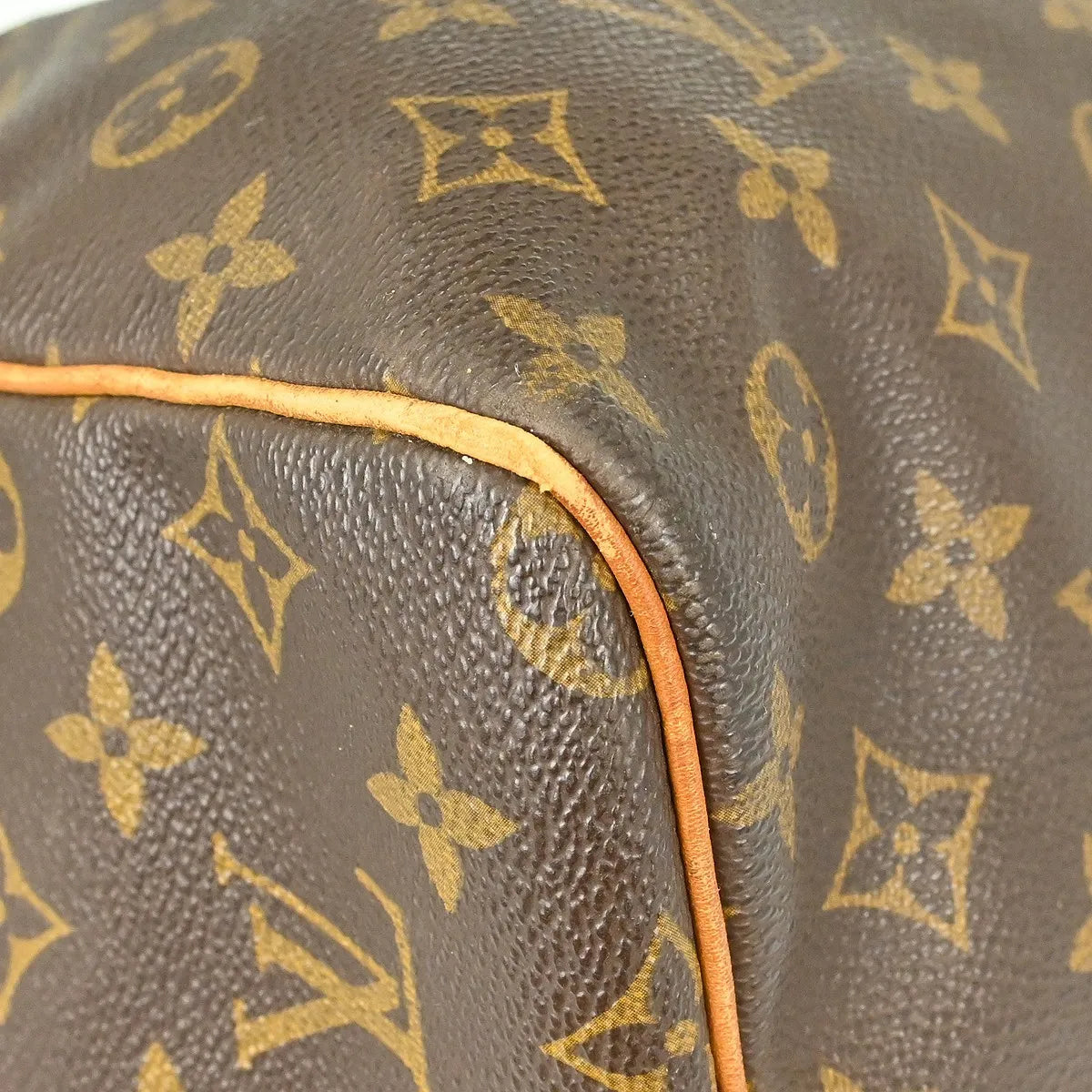 Louis Vuitton Keepall Monogram Canvas Brown Canvas Travel Bag Bag (Pre-Owned)
