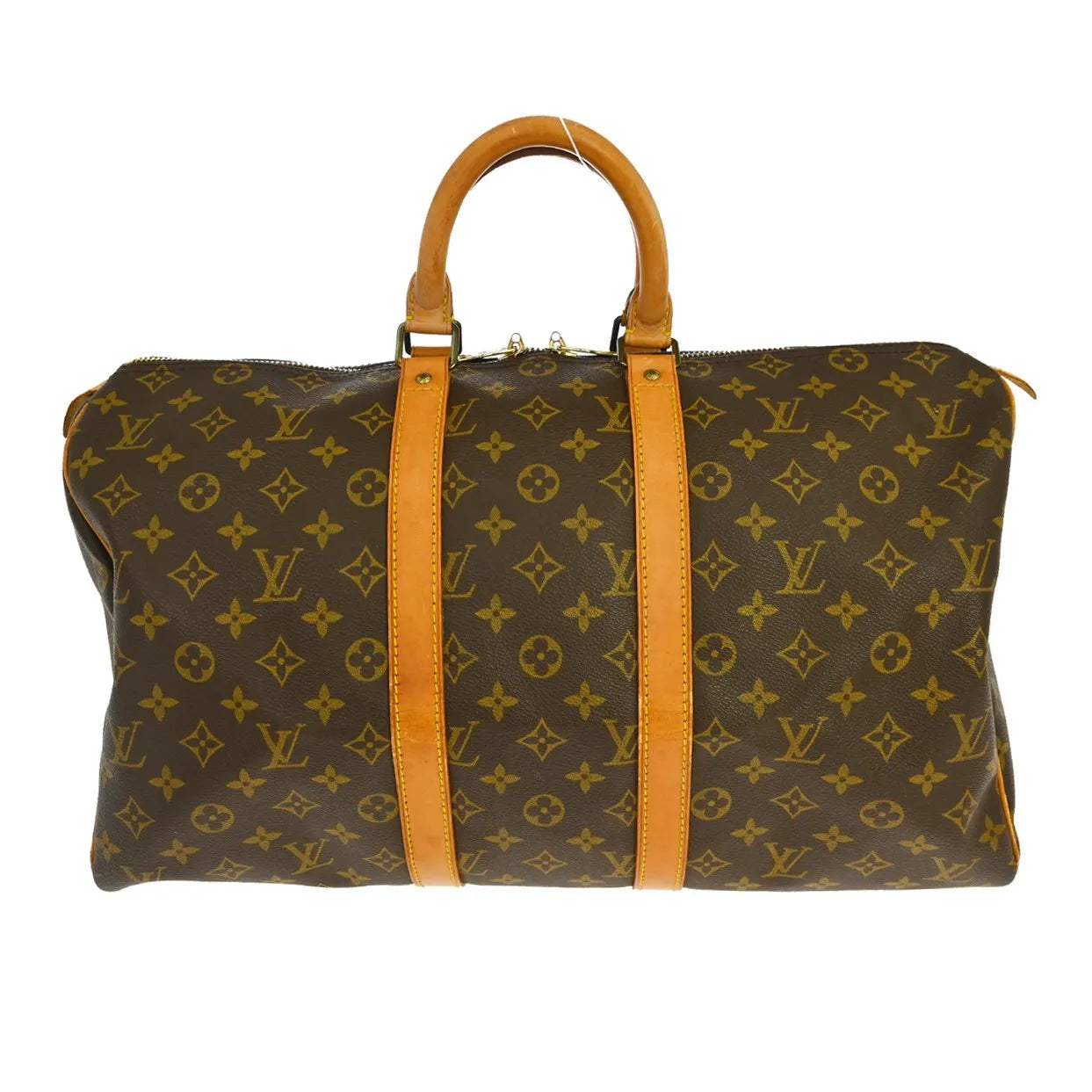 Louis Vuitton Keepall Monogram Canvas Brown Canvas Travel Bag Bag (Pre-Owned)