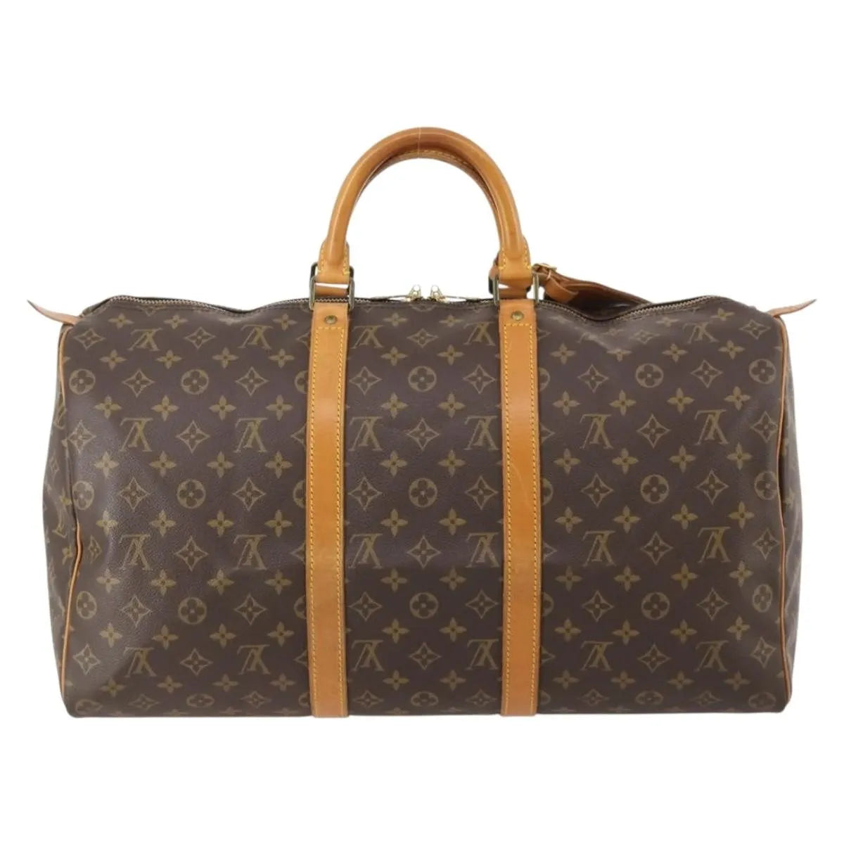 Louis Vuitton Keepall Monogram Canvas Brown Canvas Travel Bag Bag (Pre-Owned)