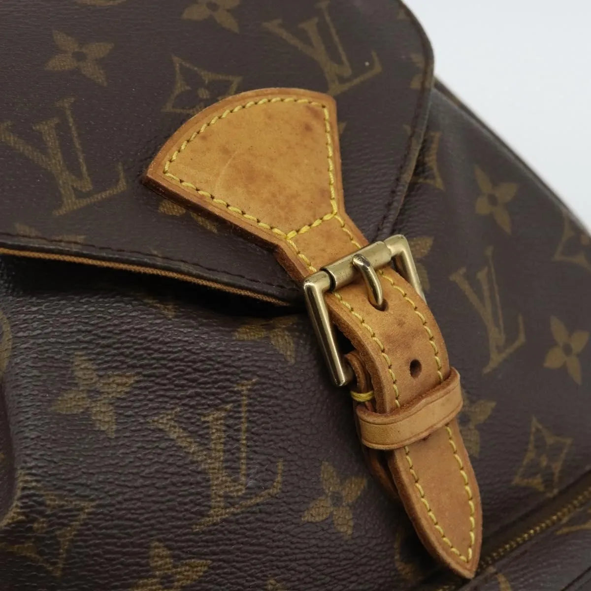 Louis Vuitton Montsouris Monogram Brown Canvas Backpack Bag (Pre-Owned)