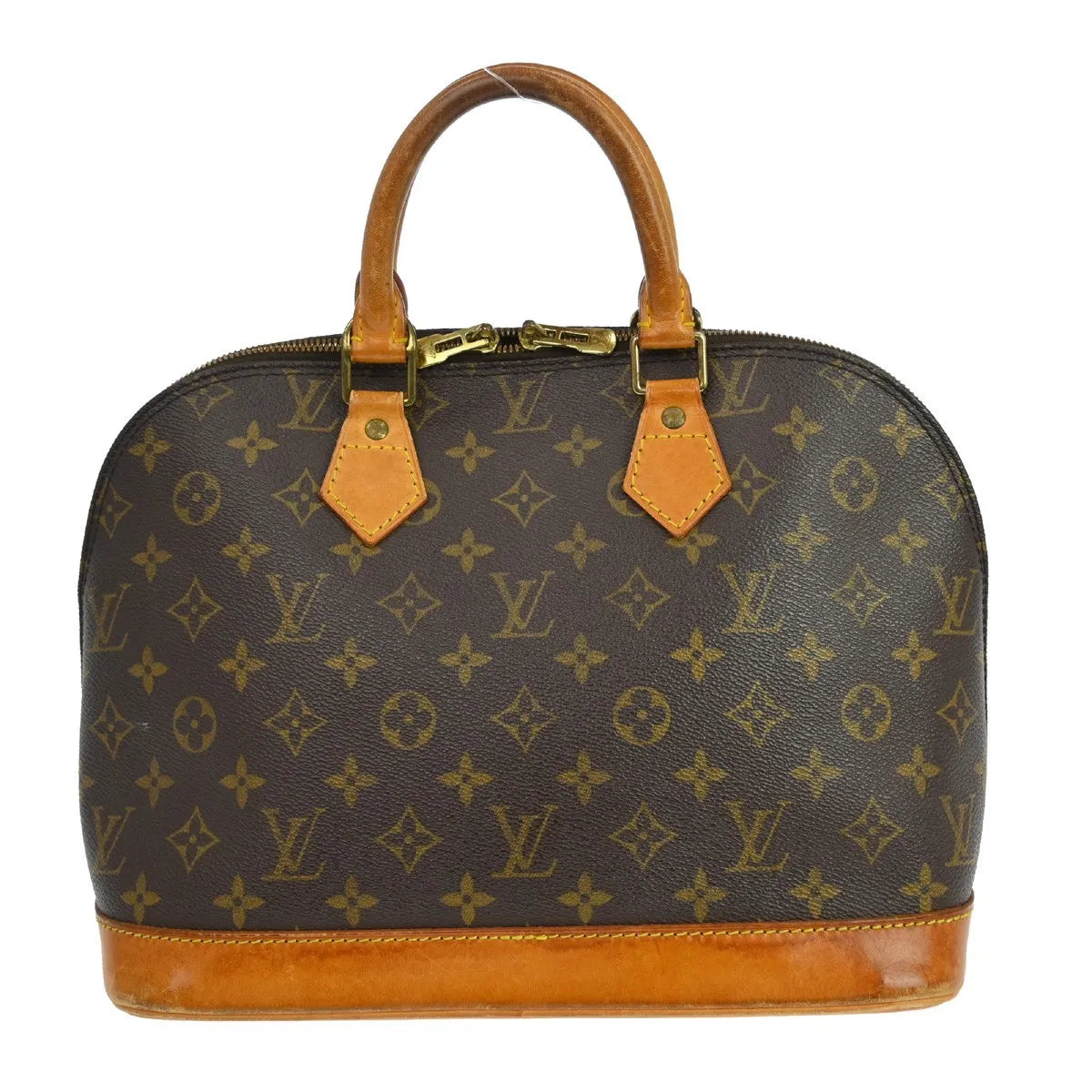 Louis Vuitton Alma Monogram Canvas Brown Canvas Handbag (Pre-Owned)
