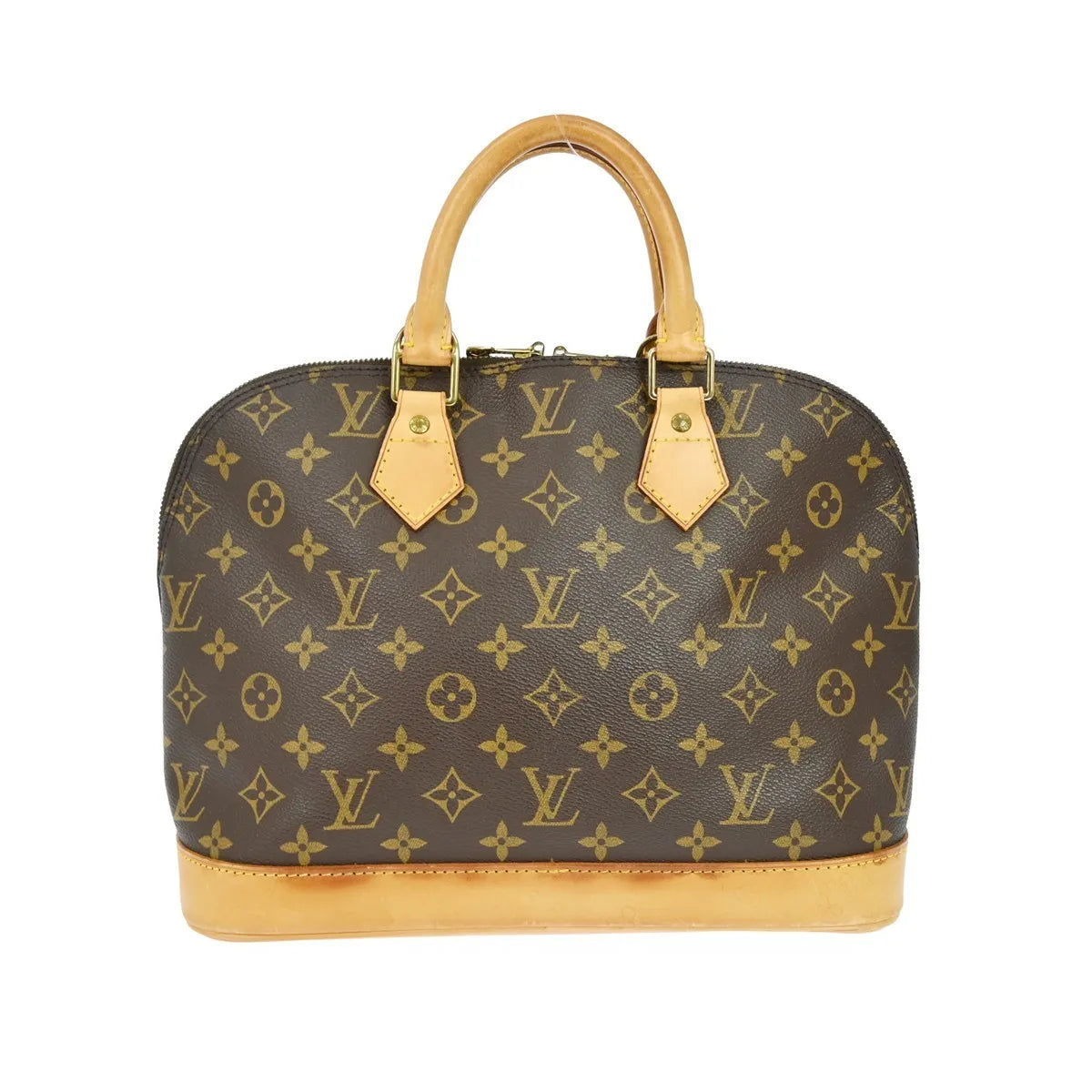 Louis Vuitton Alma Monogram Canvas Brown Canvas Handbag (Pre-Owned)