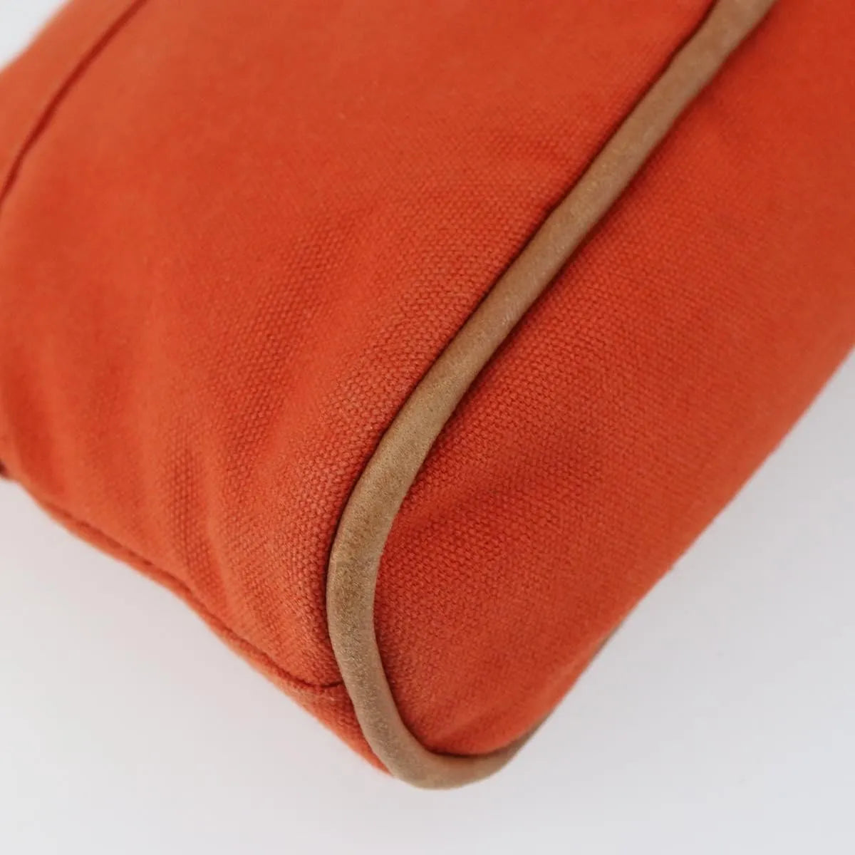 Hermes Bolide Canvas Orange Canvas Clutche & Pouche Bag (Pre-Owned)
