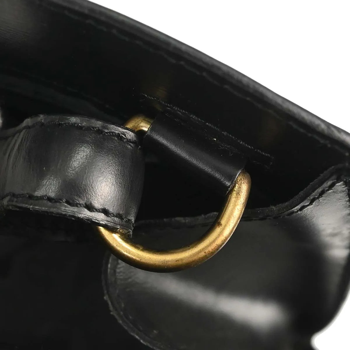 Louis Vuitton Cluny Leather Black Leather Shoulder Bag Bag (Pre-Owned)