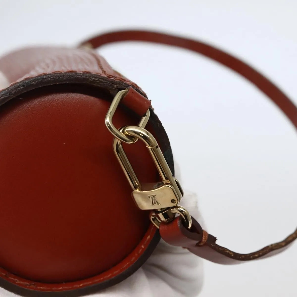 Louis Vuitton Soufflot Pochette Epi Leather Brown Leather Clutche & Pouche Bag (Pre-Owned)