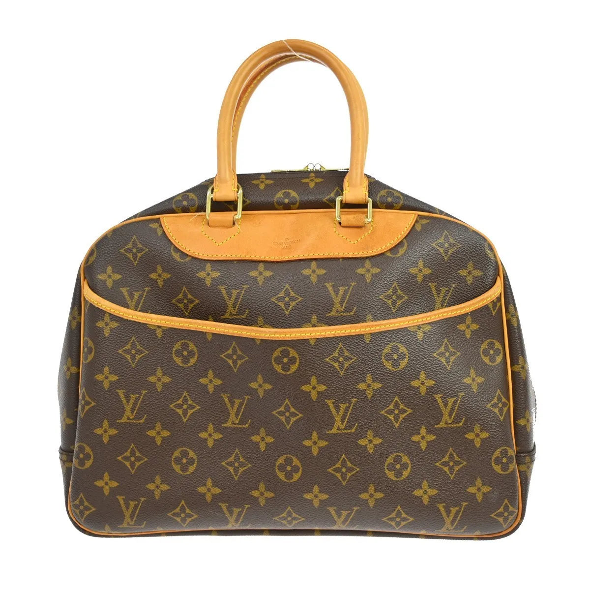 Louis Vuitton Deauville Monogram Canvas Brown Canvas Handbag (Pre-Owned)