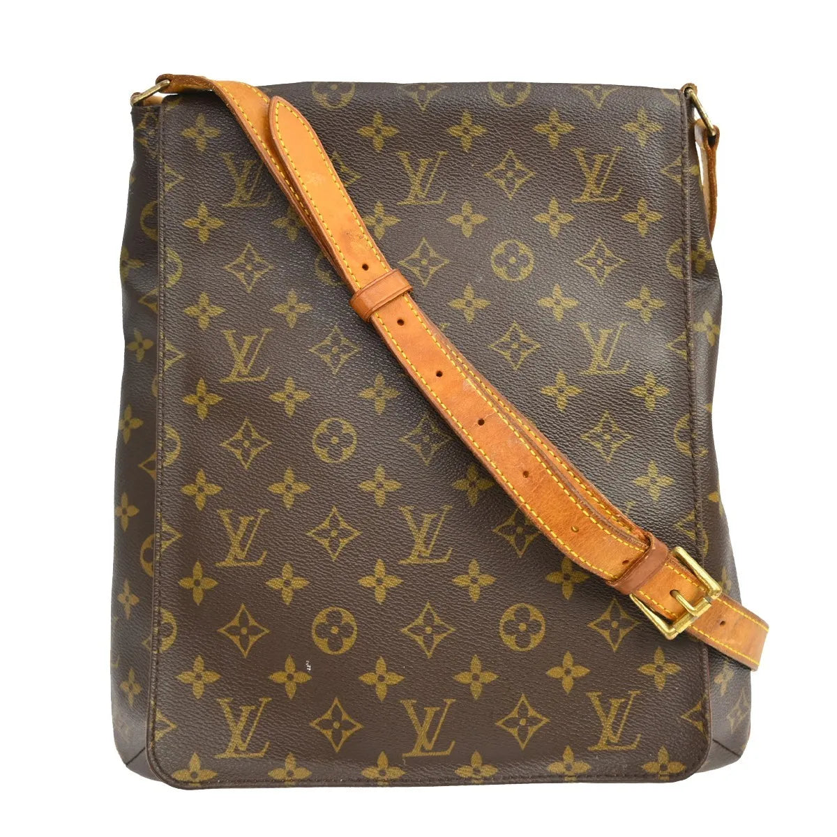Louis Vuitton Musette Salsa Monogram Canvas Brown Canvas Shoulder Bag Bag (Pre-Owned)