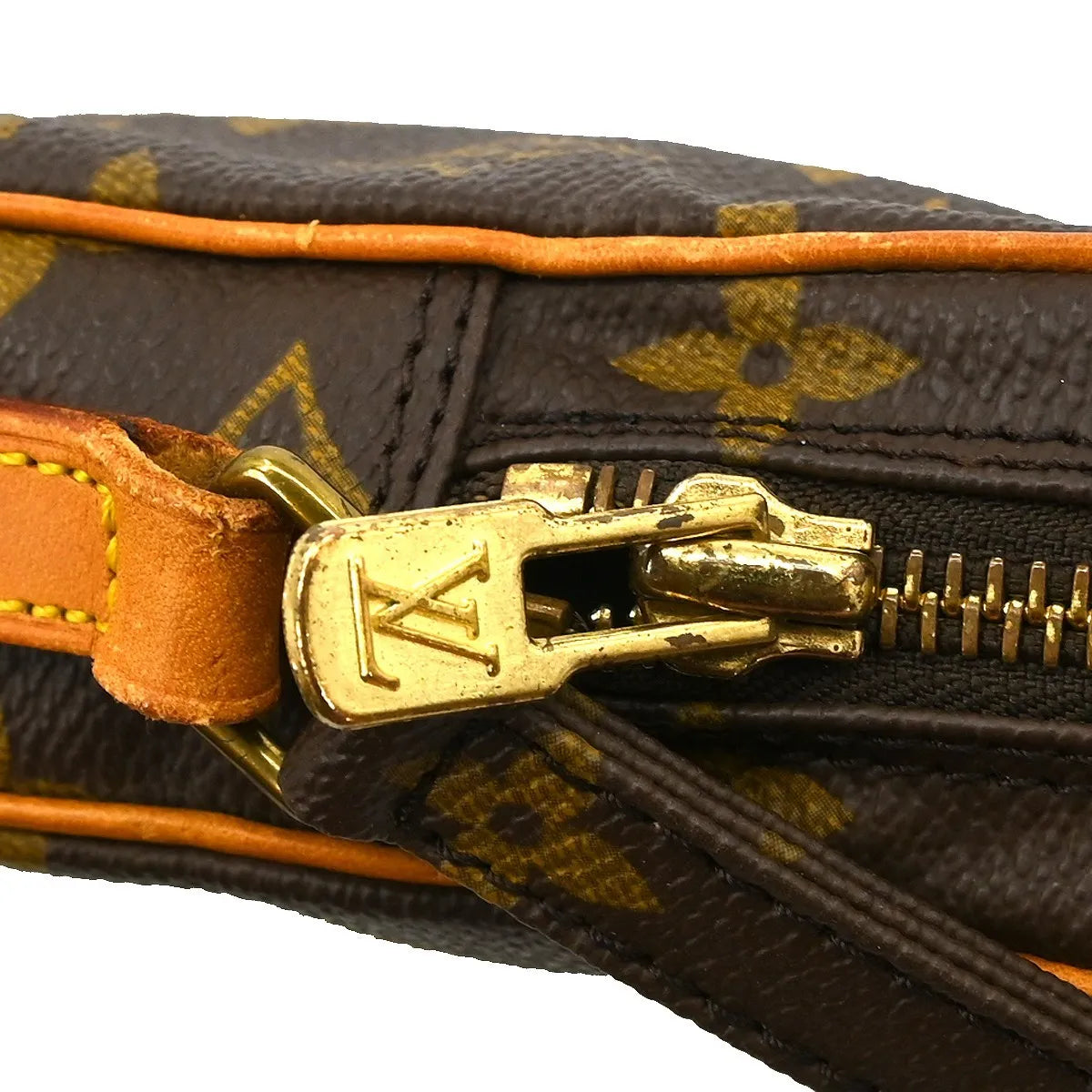 Louis Vuitton Danube Monogram Brown Canvas Shoulder Bag Bag (Pre-Owned)