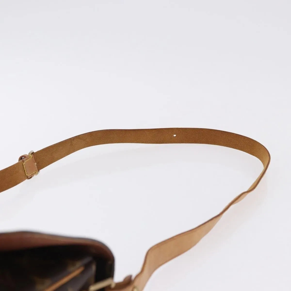 Louis Vuitton Cartouchiere Monogram Brown Canvas Shoulder Bag Bag (Pre-Owned)