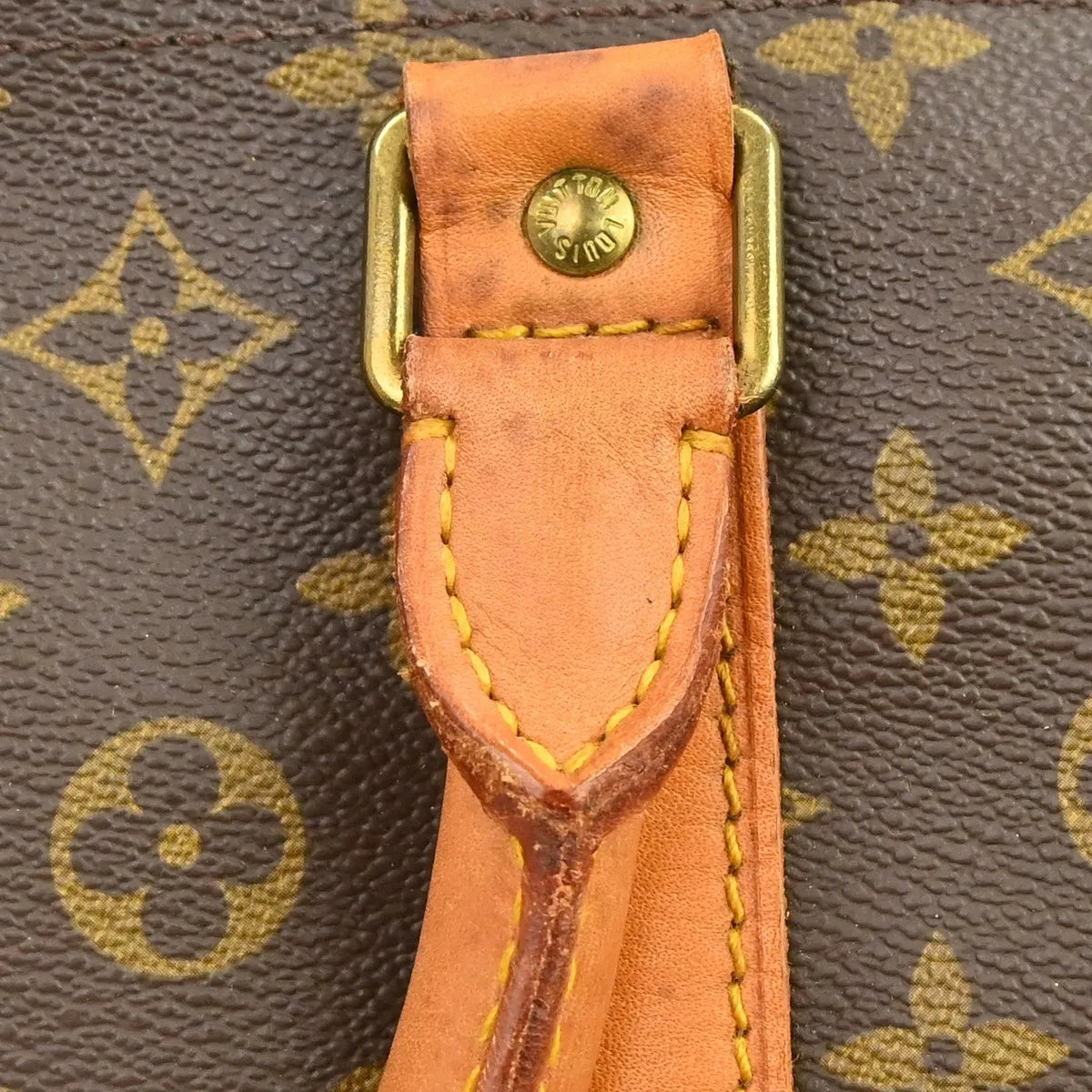 Louis Vuitton Keepall Monogram Brown Canvas Travel Bag Bag (Pre-Owned)