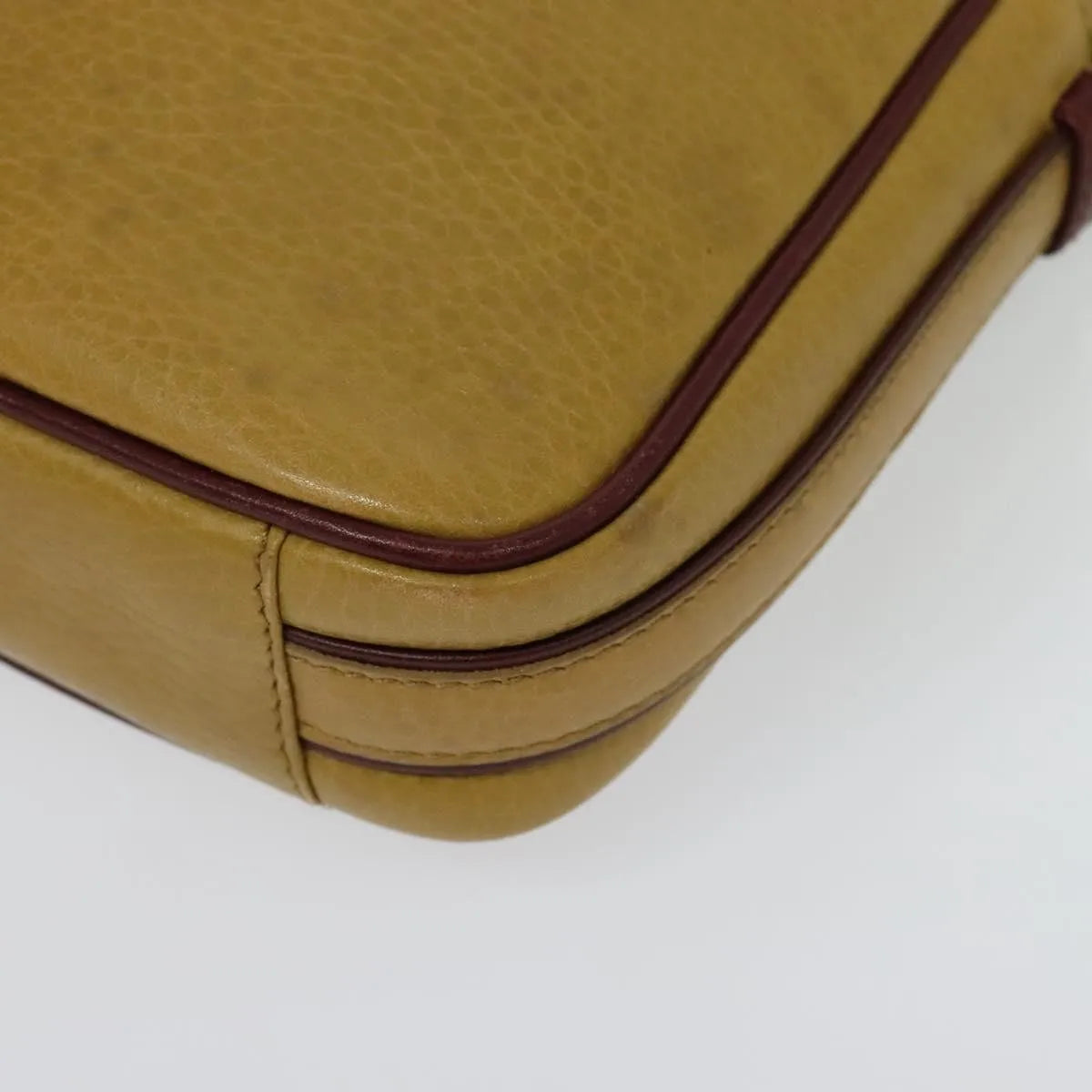 Cartier Tasseled Must De Cartier Leather Beige Leather Shoulder Bag Bag (Pre-Owned)